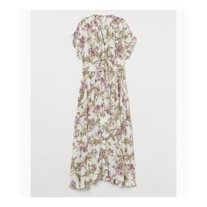 H&M Button Front Floral Dress